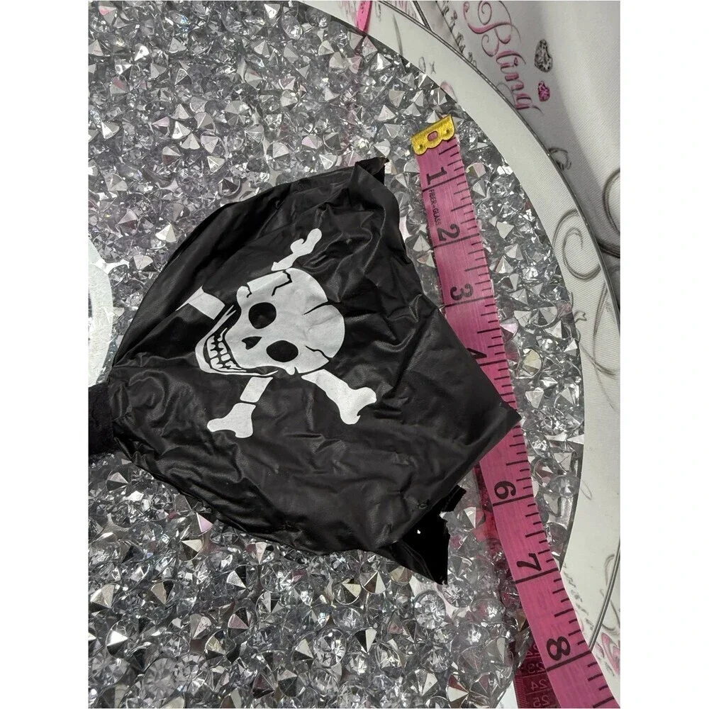Pirate Skull Hook glove costume cosplay Black and Gray